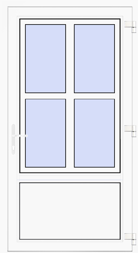 Fenstermaxx24 – nebeneingangstuer modell 6 1