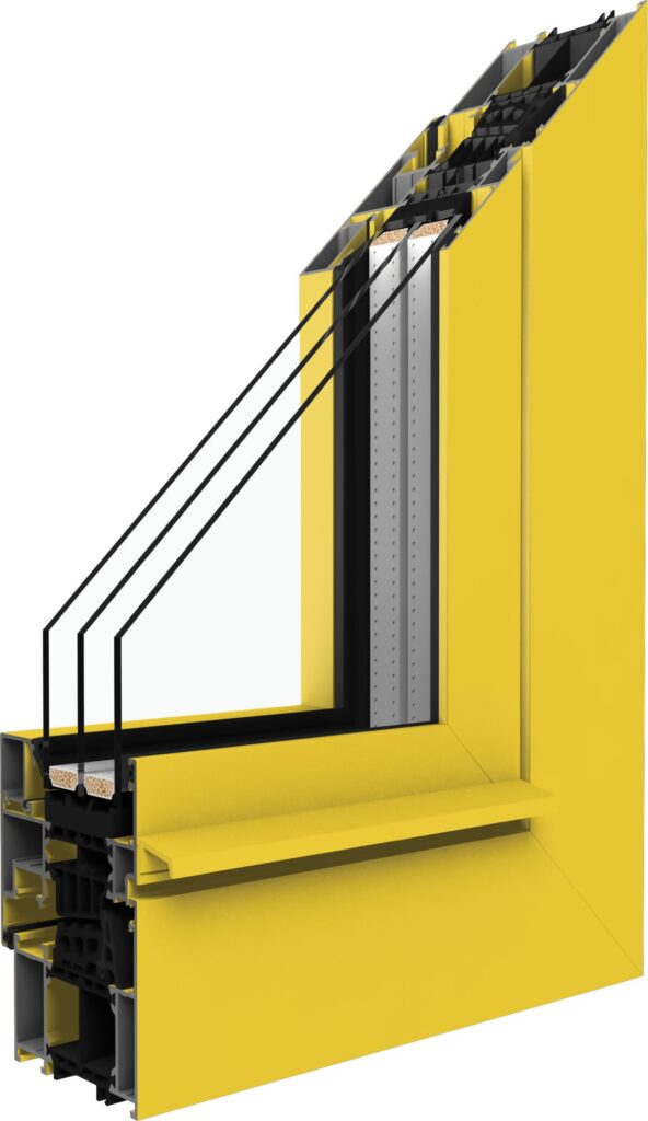 Fenstermaxx24 – MB 86SI Okno yellow