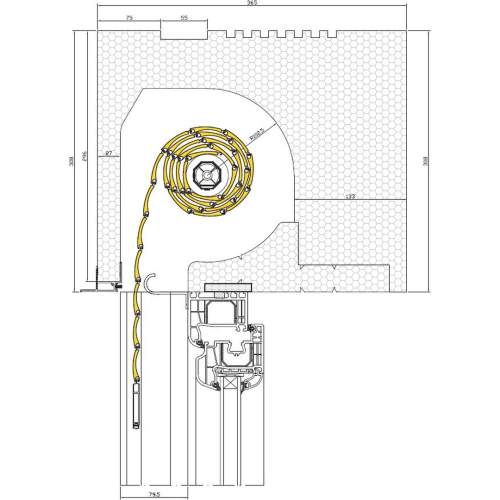 Fenstermaxx24 – Rollladen RS Styropor Kastentiefe 365mm Revision Aussen